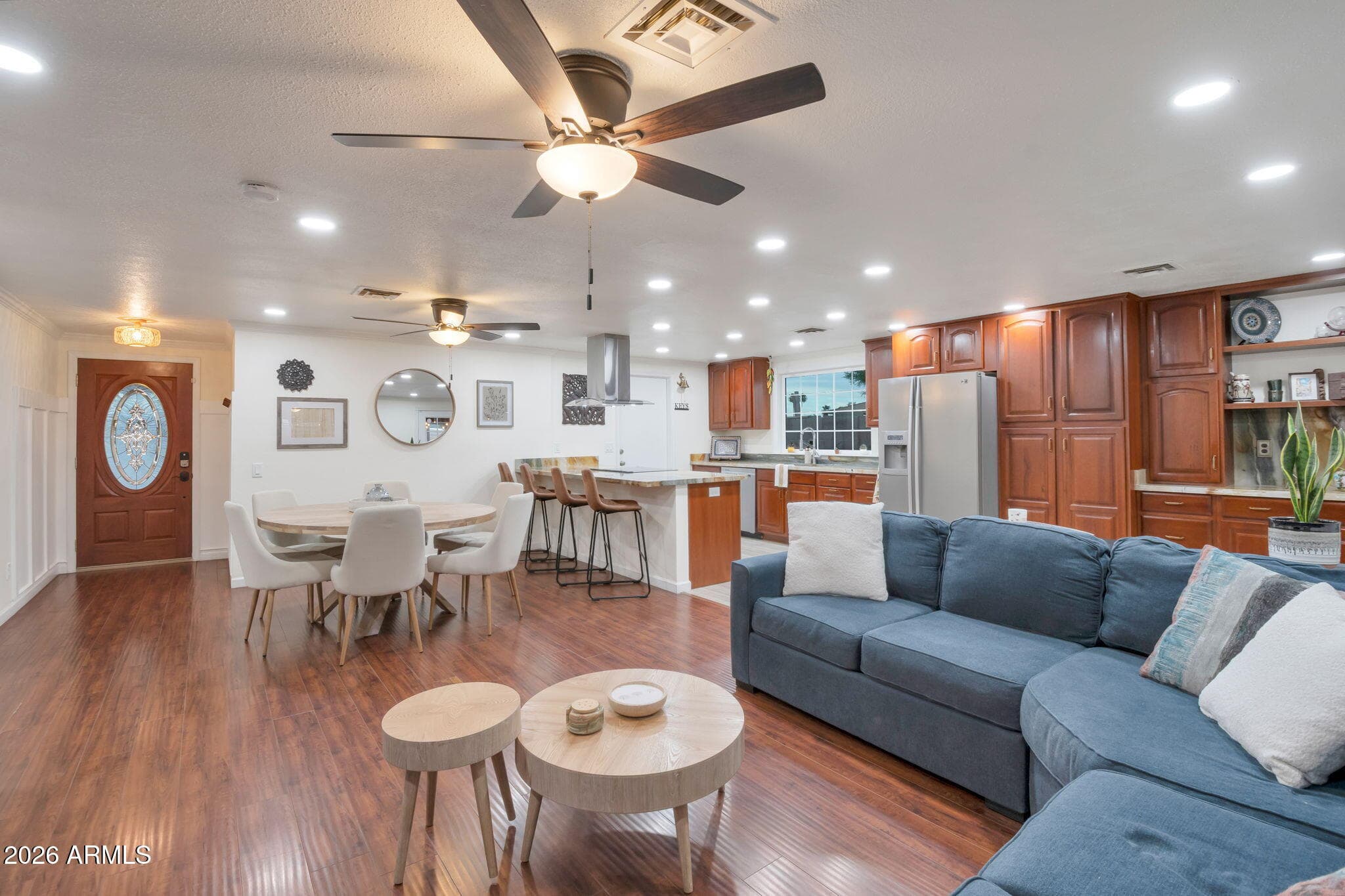 Living Room and Kitchen
